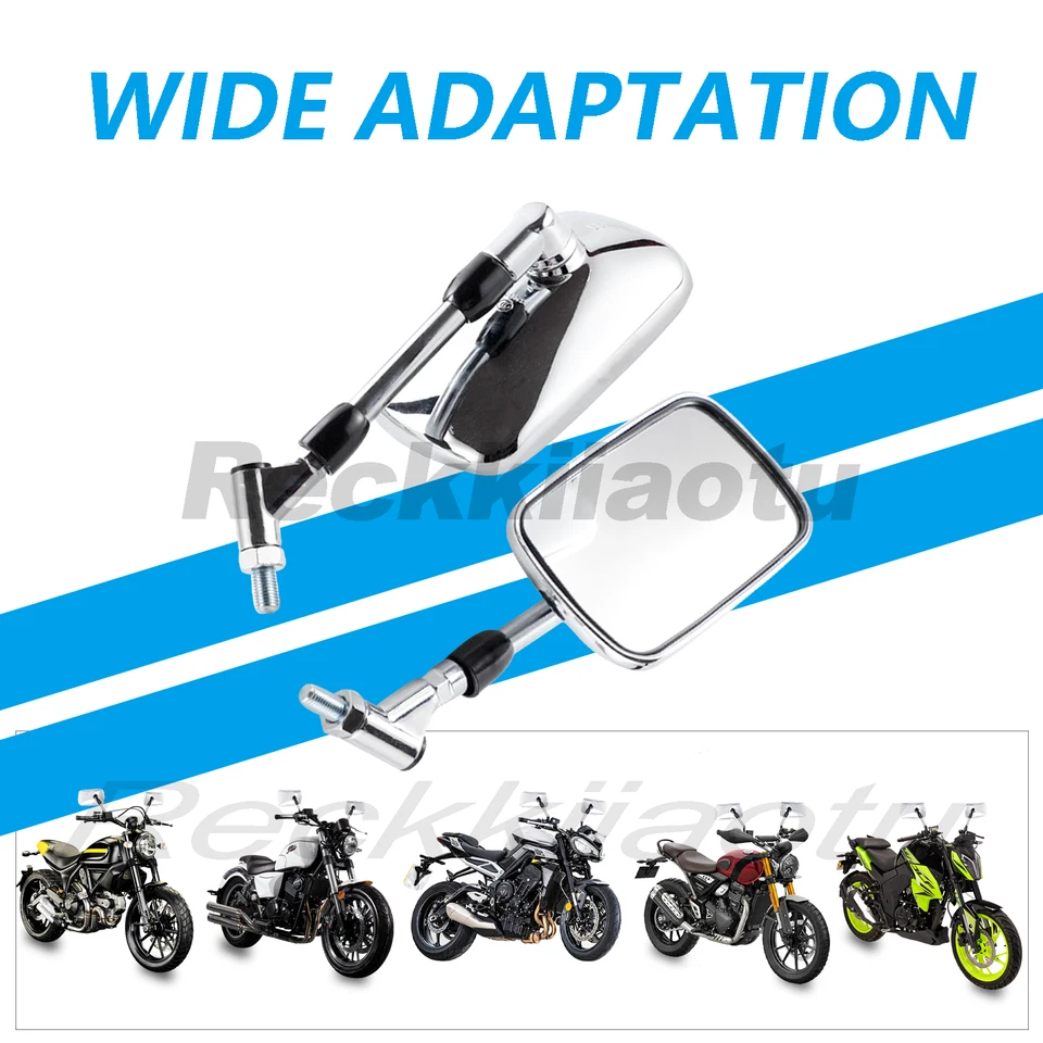 FOR Ducati Monster 400 600 750 900 1000 1100 1200 Motorcycle Rear-view Mirrors - Imagem 4 de 4