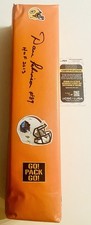 DAVE ROBINSON SIGNED AUTOGRAPHED GREEN BAY PACKERS TOUCHDOWN PYLON JSA COA RARE!