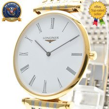 [QUASI NUOVO] Vintage LONGINES La Grande Classique L4.709.2 Quarzo Oro 33mm Uomo