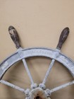 Vintage Wilcox & Crittenden Co Ship Helm Steering Wheel 28" (BFEB-07-065) — photo 7