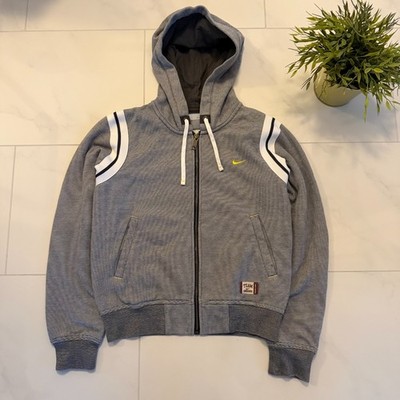 Nike Zipper Vintage Grau Größe S