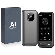 Instant Language Translator Device, 150 Online Translation, 20 Offline Black