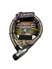 Trimax TG3048SX Ironclad Max-Security Cable Lock | 48" Armor-Plated Steel Cable
