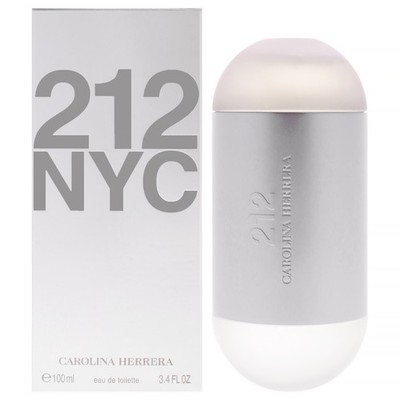 2 Pack 212 by Carolina Herrera for Women - 3.4 oz EDT Spray