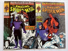 Spider-Man Comic Lot: ASM 320 &321| Todd Mcfarlane Cover Art +2 More