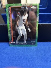2025 Topps Chrome Football Talanoa Hufanga Pigskin Green /99