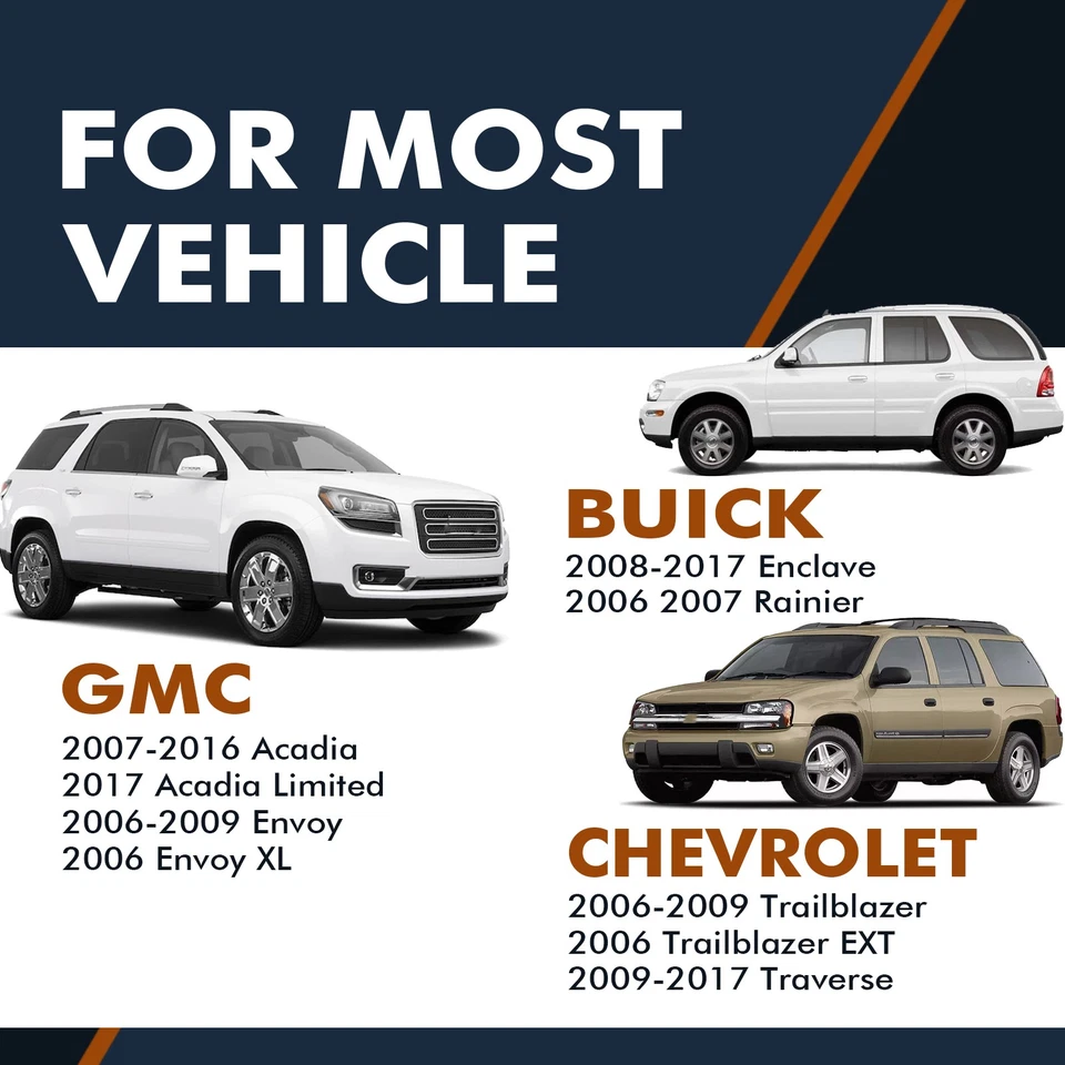 Set of 8 Front-Rear Ceramic Brake Pad Kit For 2006-2009 Chevrolet Trailblazer - Image 2 of 4