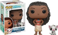Gadget - Disney: Funko Pop! - Moana - Moana & Pua (Vinyl Figure 213) -D- Funko