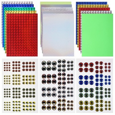 303pcs Fishing Lure Stickers & Eyes Kit, 3D/4D/5D Lure Eyes Fishing Lures Tap...