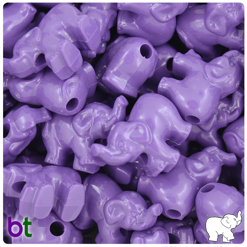 BeadTin 25mm Elephant Novelty Pony Beads (24pcs) Style choice eBay