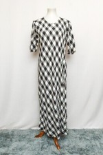 Womens dress black white checkered M