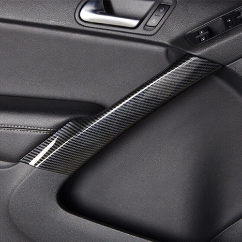 ABS 4x Inner Door Pull Armrest Panel Handle Cover Trim For VW Tiguan 2008-2016 - Picture 9 of 11