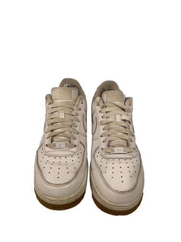 Nike Air Force 1 Low Shoes Mens Size 9 DJ2739-100 Triple White Sneakers (S329) - Picture 2 of 8