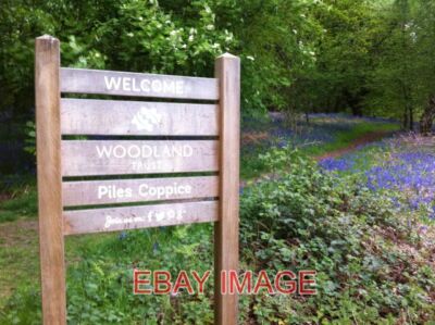 PHOTO  WELCOME SIGN AT ENTRANCE TO PILES COPPICE FROM BRANDON REACH PILES COPPIC