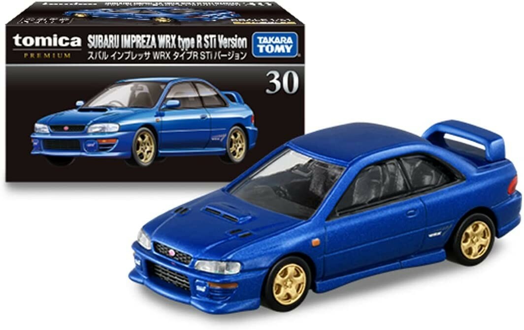 Takara Tomy Tomica Premium No.30 Subaru Impreza WRX Type R Sti Version