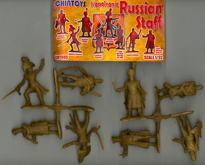 Chintoys 1/32 NAPOLEONIC RUSSIAN GENERAL STAFF Figure Set | eBay