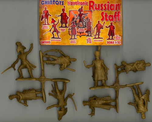 Chintoys 1/32 NAPOLEONIC RUSSIAN GENERAL STAFF Figure Set - 第 1/2 張圖片