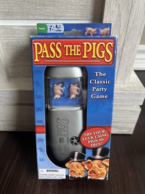 PASS THE PIGS Game Dice Classic Party Pocket Travel Game 2005