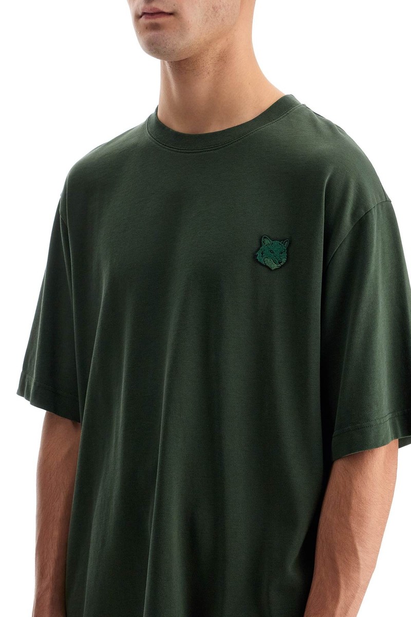 T-shirt MAISON KITSUNE Men Tg. XL LM00107KJ0119 P391 GREEN
