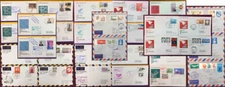 LUFTHANSA Flown Aviation Covers..GROUPED by FLIGHT NUMBER...Each Priced