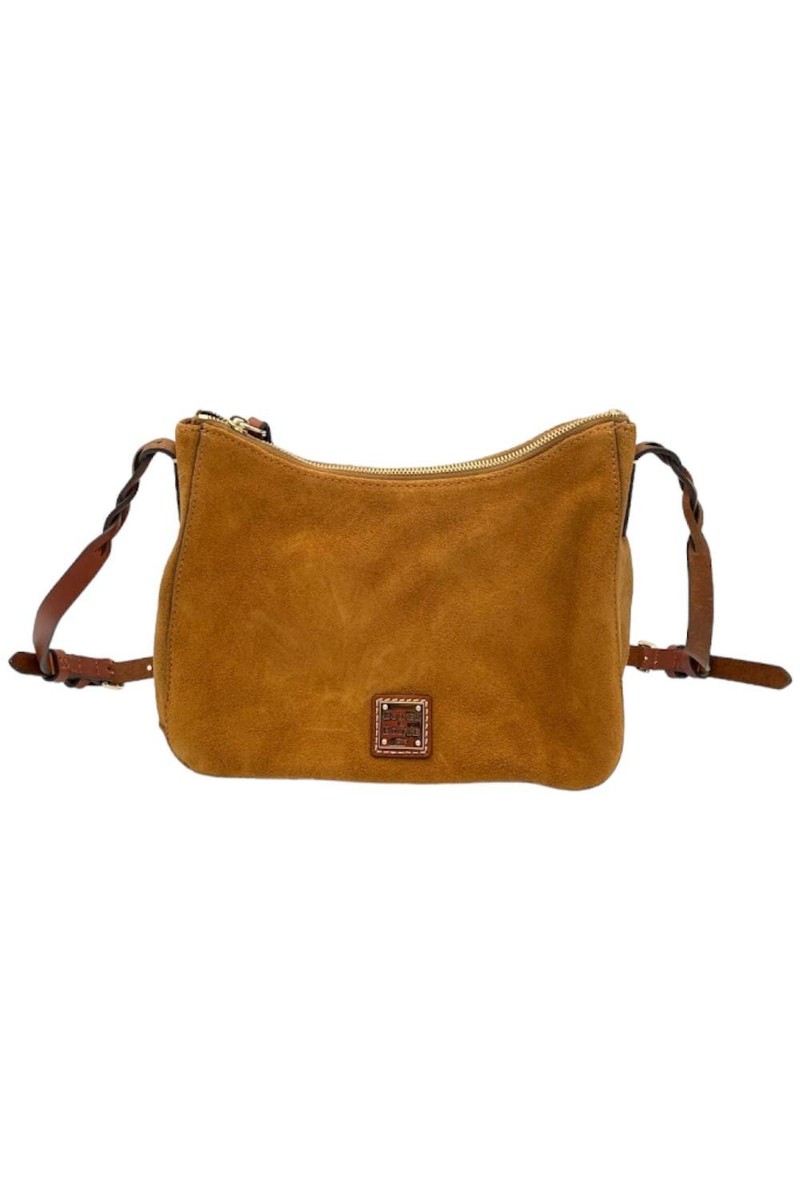 Dooney Bourke Suede Tracy Crossbody Honey
