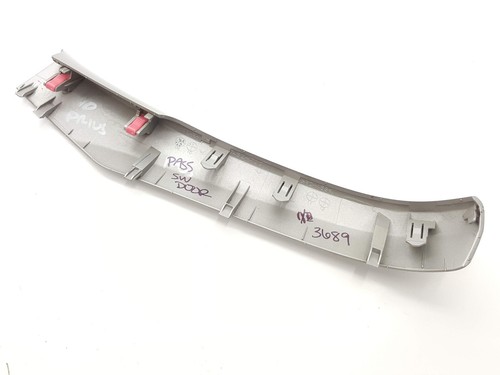 2010-2015 Toyota Prius OEM Door Switch Trim Bezel Silver Handhold PASSENGER - Picture 3 of 5