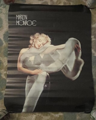 20.5" X 27" Marilyn Monroe 1986 Scandecor Rare Poster New Old Stock