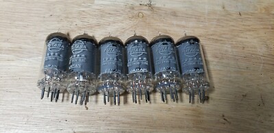 Futaba 12BA6 Lot of 5 and 1 12BE6 Electron Tubes - Untested - No box