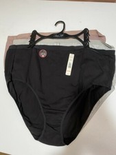 Rene Rofe Woman Briefs/Panties 3 Pack Underwear Multicolors Super Soft NWT