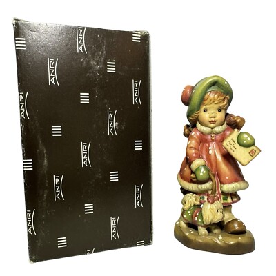ANRI Woodcarvings Sarah Kay  Special Delivery  4-Inch Figurine 2828/4000 w/ Box