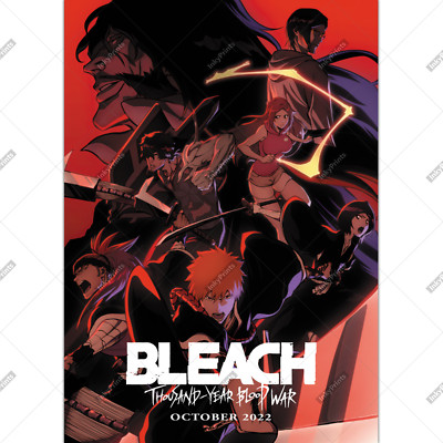 Bleach Thousand Year Blood Year Anime Kunstdruck Poster A1 A2 A3 A4 A5 HQ Deko