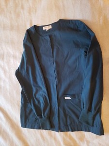 Cherokee Med Lab Coat Blue/green
