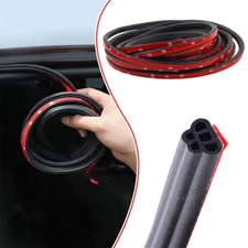 16FT Universal Car Door Rubber Weather Seal Hollow Strip Weatherstrip