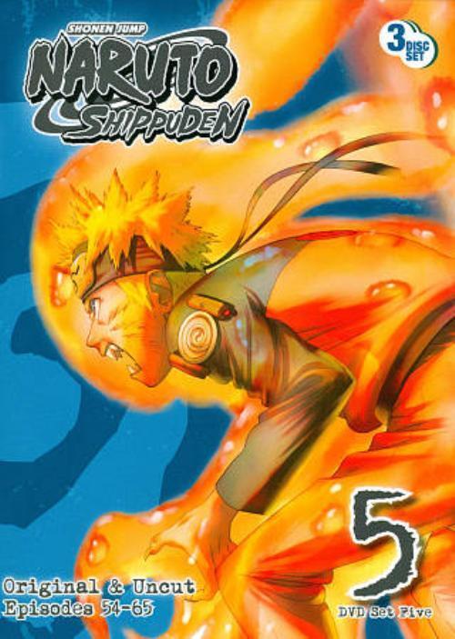 Naruto Shippuden - Box 1 com 5 DVDs - Novo Lacrado