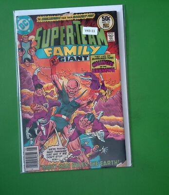 SUPER-TEAM FAMILY #10 2.0 NEWSSTAND DC COMIC BOOK V43-11