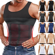 Men's Gynecomastia Compression Shaper Slimming Vest Compression Shirt Tank Tops