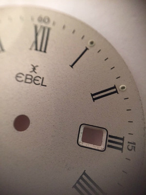 EBEL Off-White Dial With Black Roman Hour Markers 25.30 mm Diameter