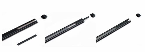 2x BLACK CROSS BARS / ROOF RACKS For Nissan Pathfinder 2013 - 2018 - Picture 6 of 6