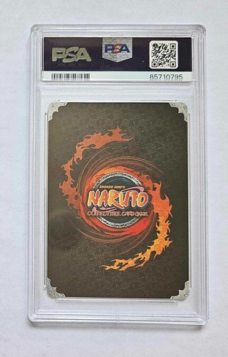 Naruto & Sasuke PSA 9 Mint 1st Edition US066 SR Platoon Naruto CCG 2008 POP8 - Picture 3 of 4