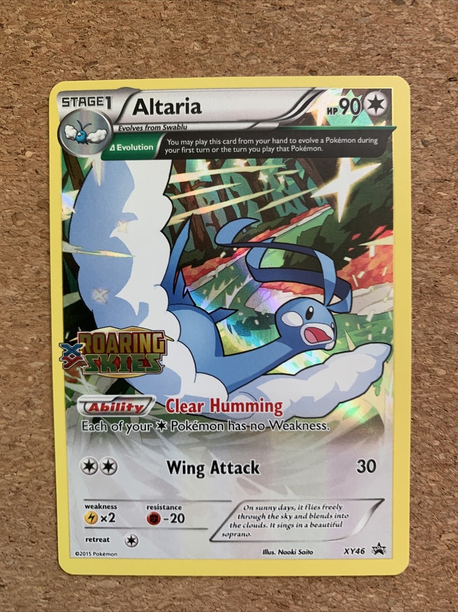 Altaria XY46 Black Star Promo Roaring Skies Prerelease - Rare