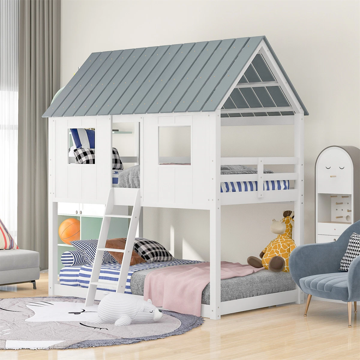 Kids bedroom bunk best sale bed