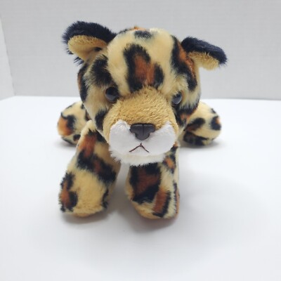Aurora Jaguar Plush with Paw Pellets (8 inch)