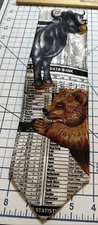 Steven Harris Wall Street Bull and Bear Necktie - Stock Market - Hand Made