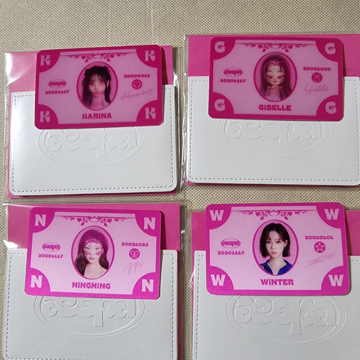 aespa Come to MY illusion POP-UP MD OFFICIAL AESPA CARD