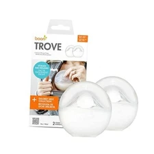  TROVE Silicone Manual Breast Pump with Travel Pouch - 2 Count w/ Travel Pouch