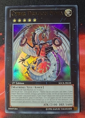 Yugioh Cyber Drache Neu 1st Ed. Super Rare SDCR-FR038 - Französisch Fr