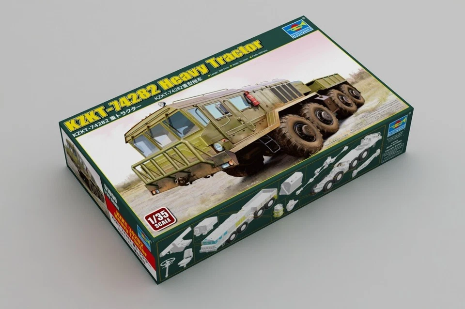 1090	Trumpeter: KZKT-74282 Heavy Tractor in 1:35 - Immagine 2 di 4