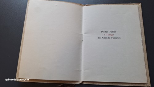 1938 EO Zarta General Dumontier Collection of Fables for Heavy Smokers - Picture 3 of 11