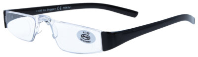 extra leichte Lesebrille / Lesehilfe CHEAP in Schwarz in +1,00 bis +4,00dpt