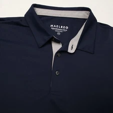 Maelreg Polo Men 2XL  XXL Blue Performance No Logo